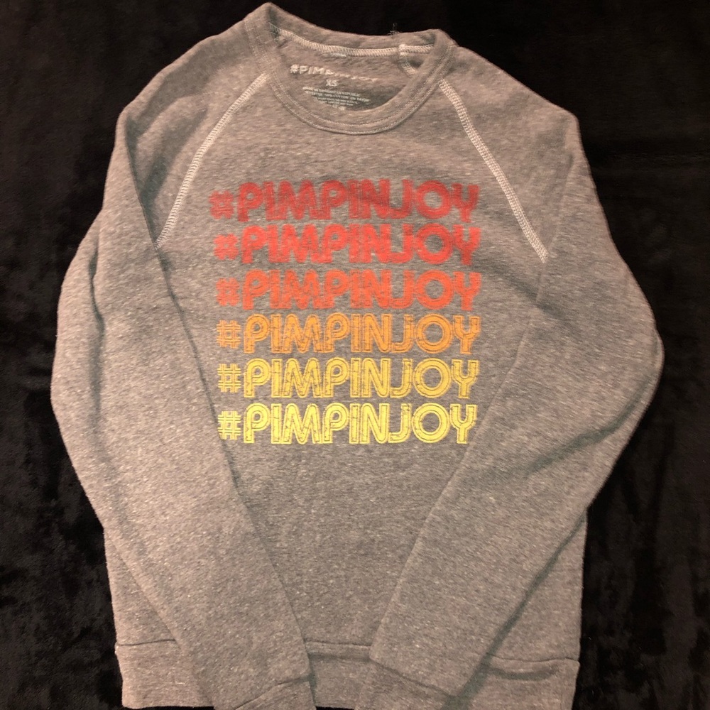 Grey Pimpin Joy Sweater